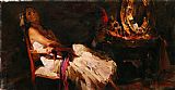 Resting Paintings - RESTING IN THE DARK by Garmash